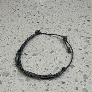Men's Black Braided Bracelet